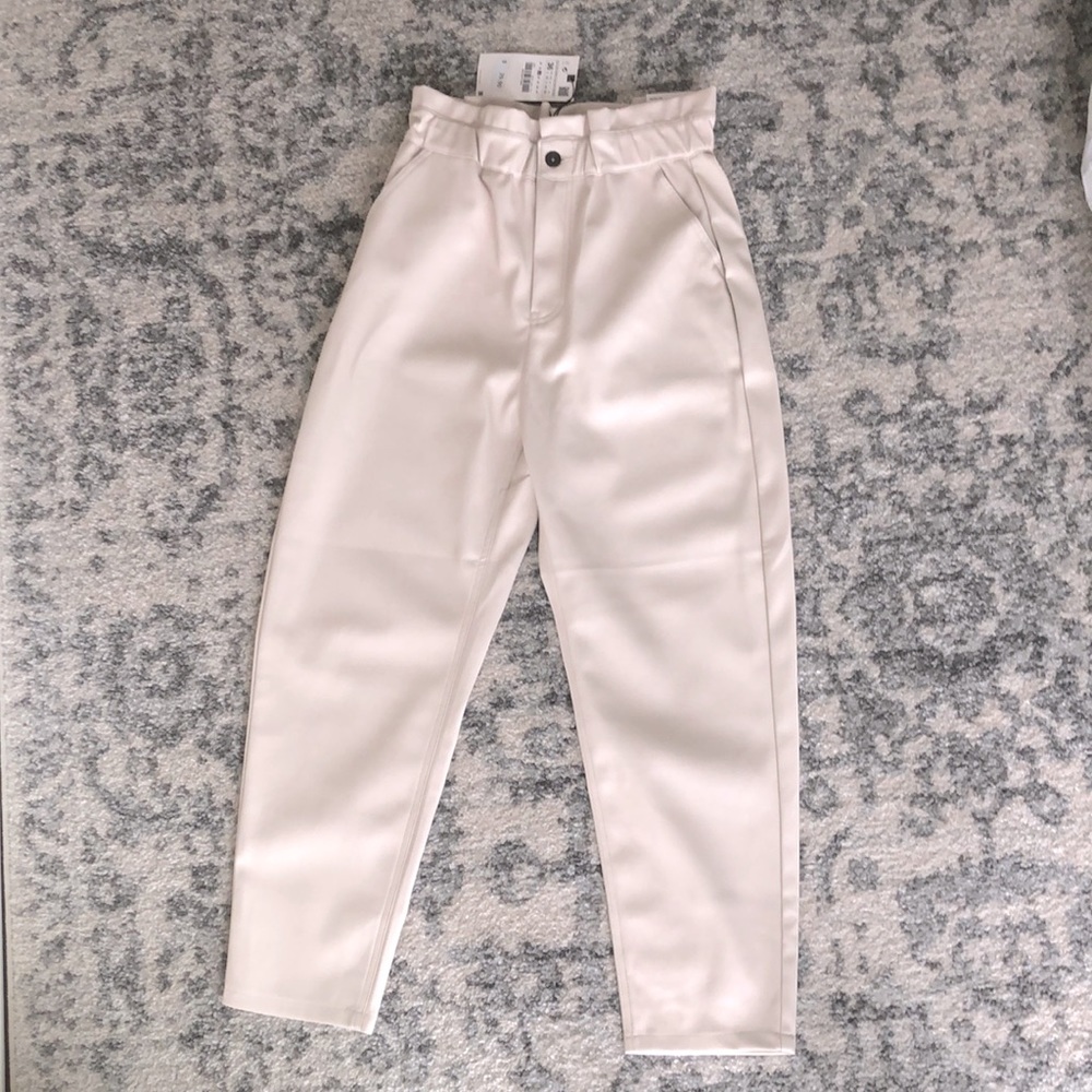 Faux leather Zara pants